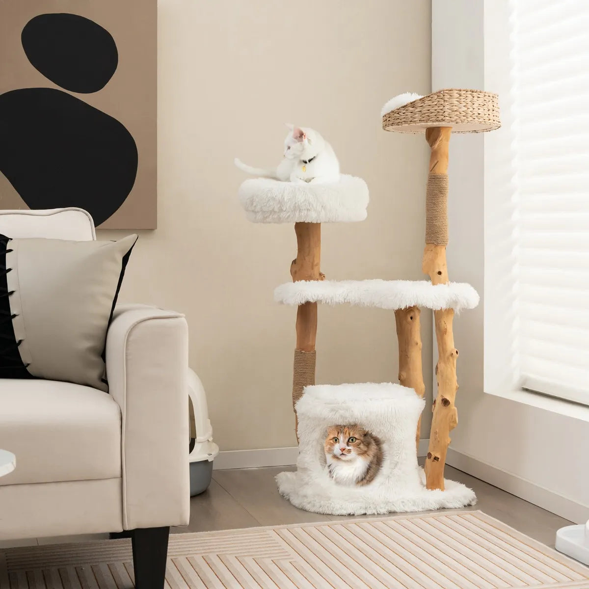 Kimberley Solid Wood Premium Cat Tower