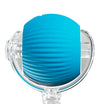 Light blue interactive smart pet ball toy by Cheeky Paw